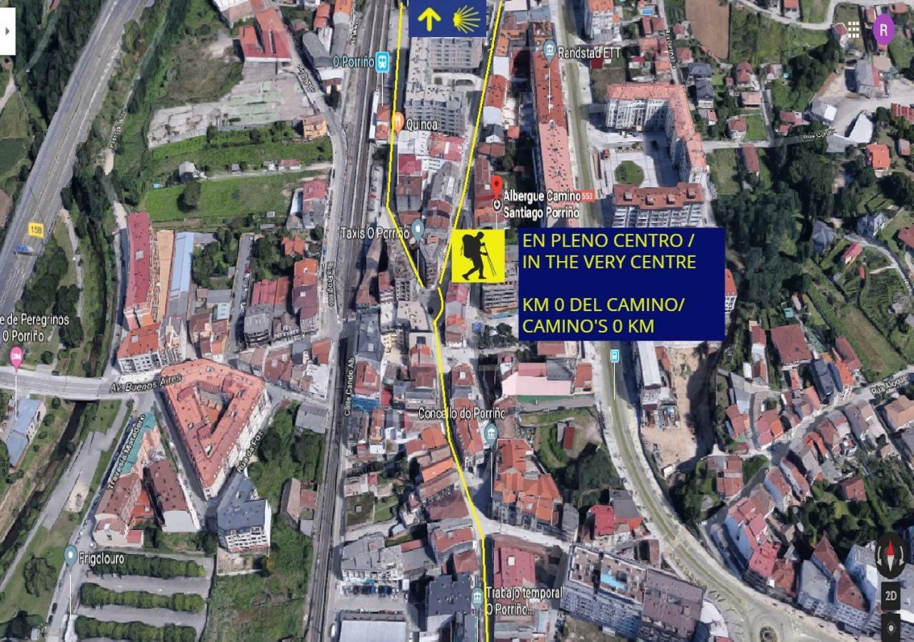 Albergue -Wifi- O Apartamento -No Wifi- Camino Santiago Porrino - En Pleno Centro - City Centre المظهر الخارجي الصورة
